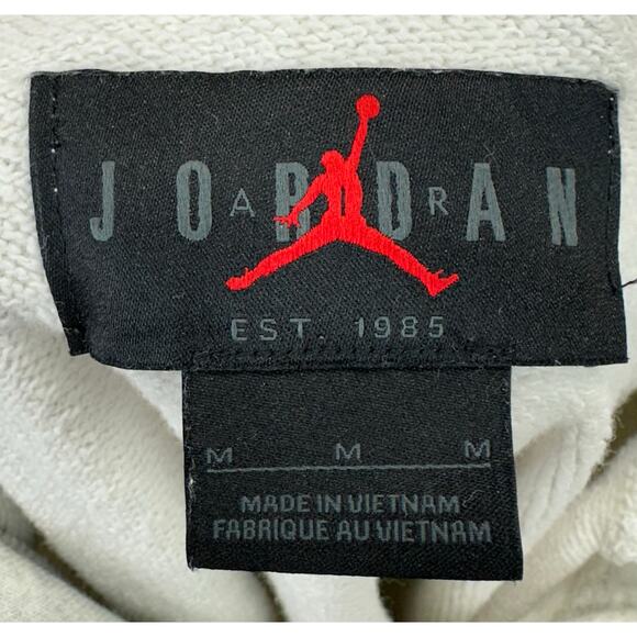 Jordan Essentials Heavyweight French Terry Statement Hoodie Men’s Size M Oatmeal - Picture 6 of 8